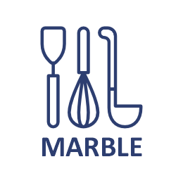 07. Навеска кухонная MARBLE из нерж стали и полипропилена