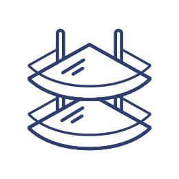 4.01.10 Полки для ванной комнаты