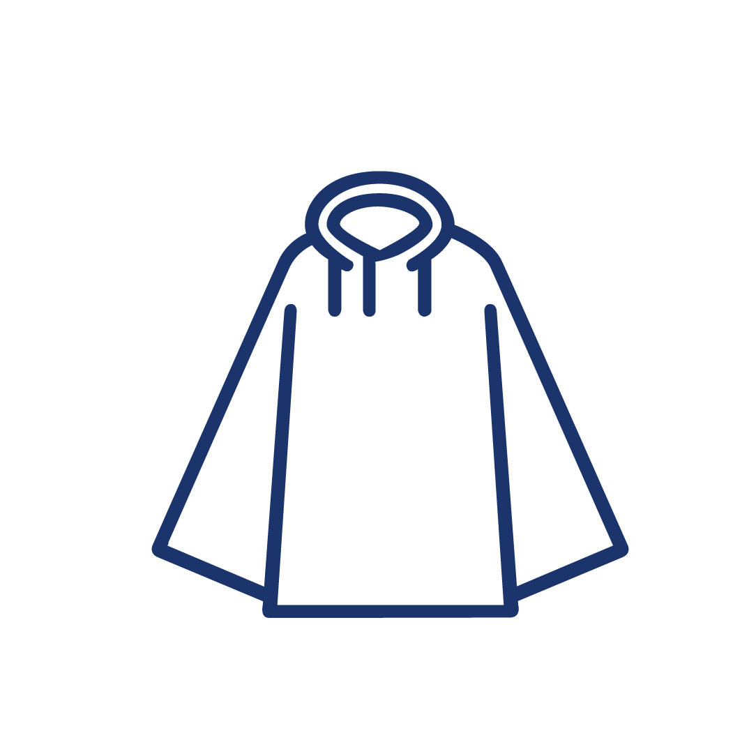 Дождевики-пончо