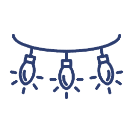 Электрогирлянды и светильники