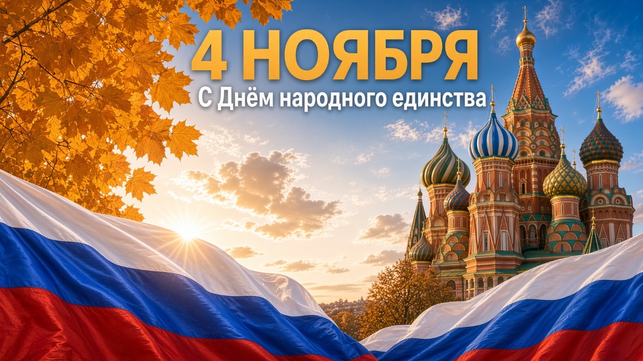Поздравляем с Днём народного единства!