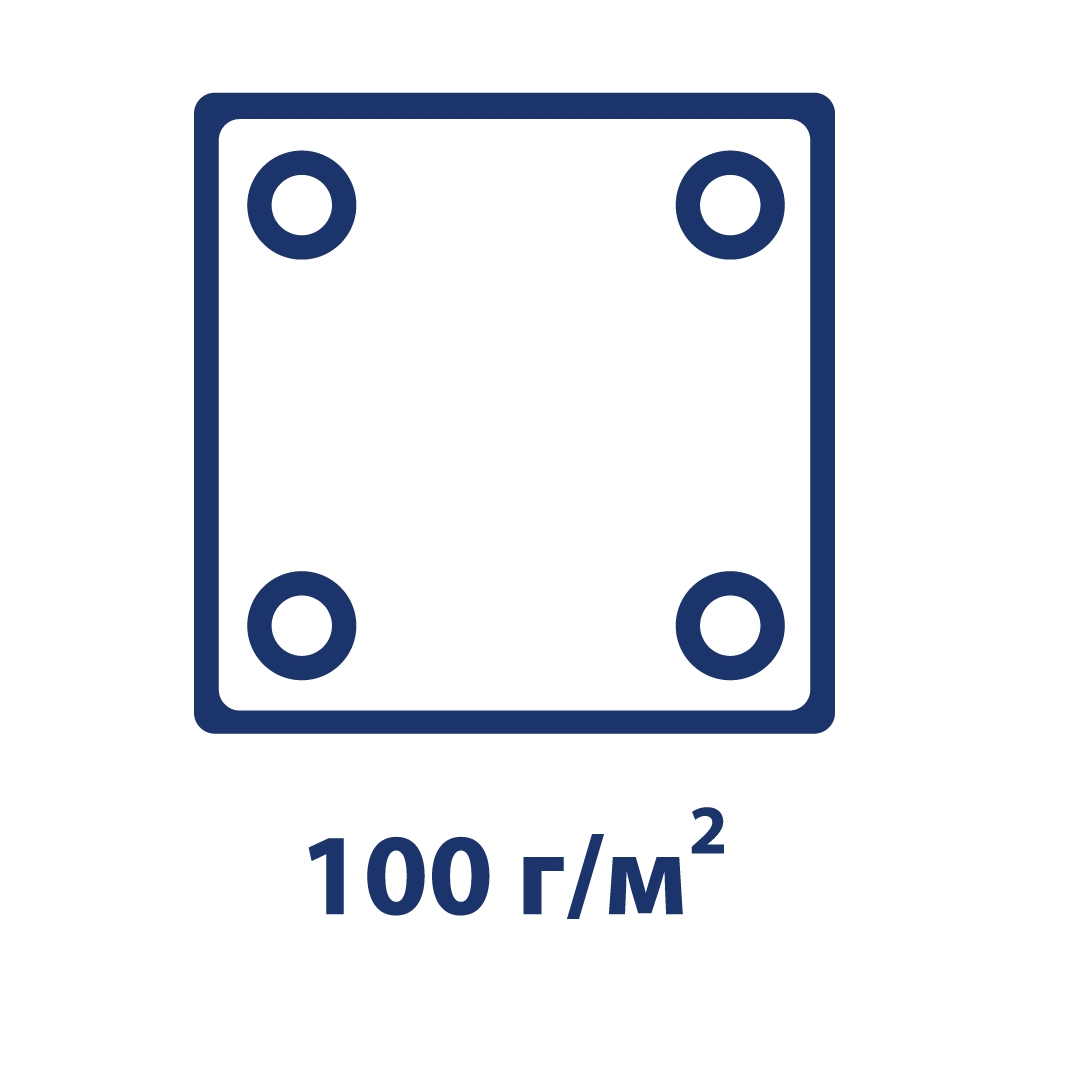 Плотность тента 100г/м2