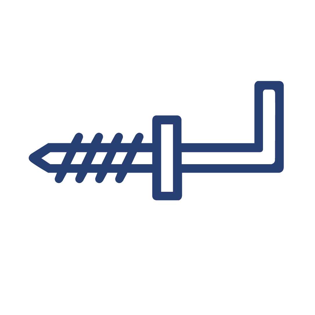 Крючки и вешалки, крепление на шурупах